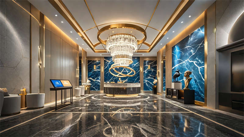 合肥2600平現(xiàn)代輕奢風(fēng)格商務(wù)酒店設(shè)計效果圖欣賞