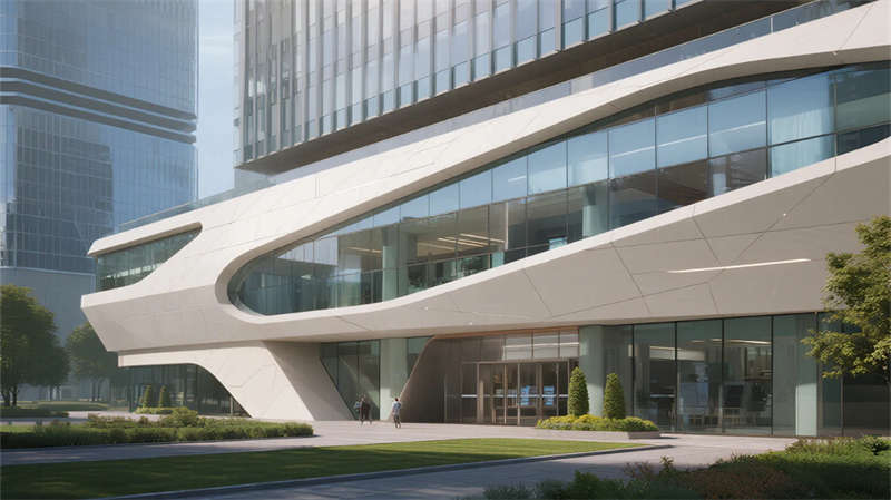 蚌埠6000平辦公樓現(xiàn)代簡約風格裝修設計效果圖