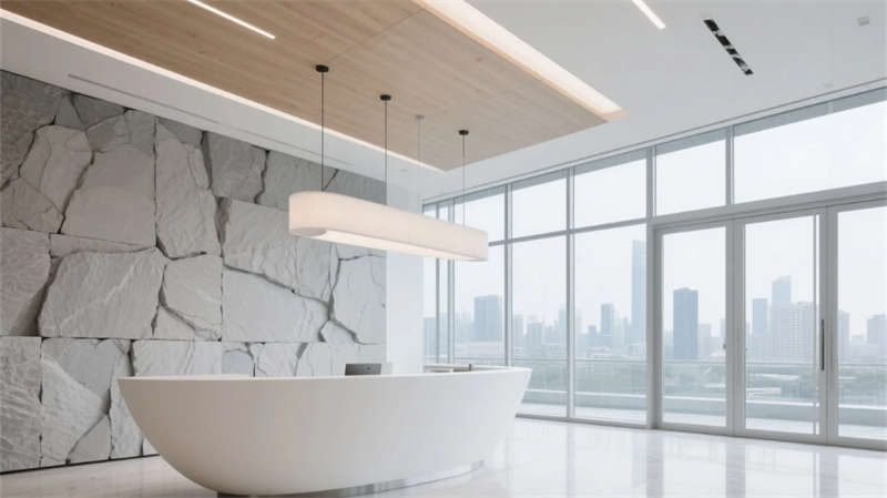 流動協(xié)作生態(tài)，蚌埠5000平辦公室裝修設計效果圖