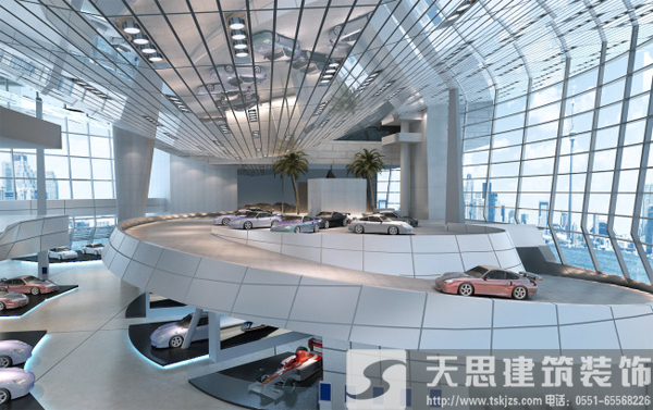 汽車4s店裝修用新穎設計打動顧客