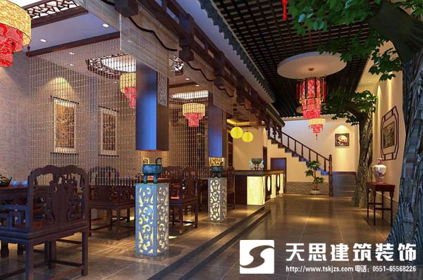 安徽茶館裝潢設(shè)計茶香四溢沁入心脾