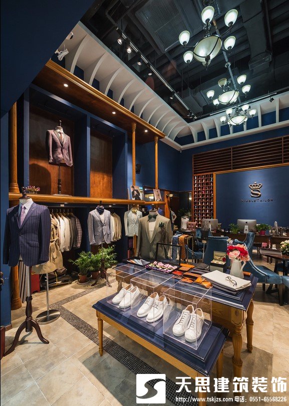 多年裝修經(jīng)驗(yàn)總結(jié)出的合肥男士服裝店設(shè)計技巧