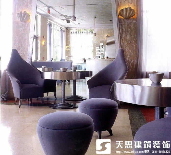 合肥現(xiàn)代風格咖啡廳裝修設計最溫柔的異國風情