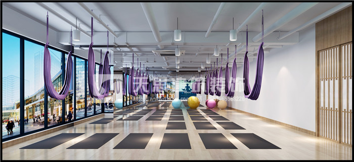 合肥瑜伽會(huì)所裝修-恒伽瑜伽設(shè)計(jì)效果