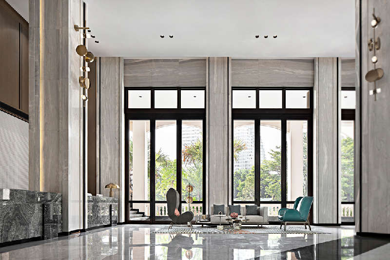 合肥酒店裝修|2.2萬㎡ 度假酒店，藝術(shù)高級灰、超